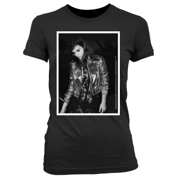 Barbara Palvin Women's Junior Cut Crewneck T-Shirt