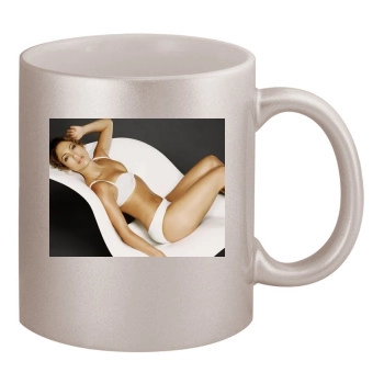 Jennifer Lopez 11oz Metallic Silver Mug