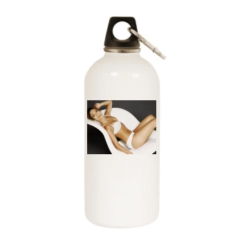 Jennifer Lopez White Water Bottle With Carabiner