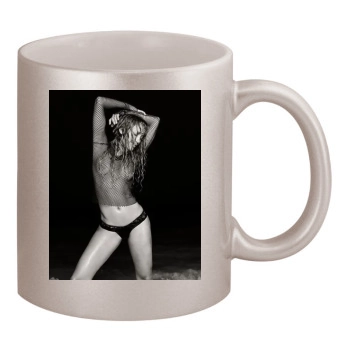 Jennifer Lopez 11oz Metallic Silver Mug