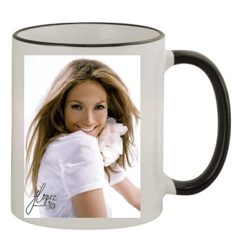 Jennifer Lopez 11oz Colored Rim & Handle Mug