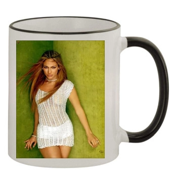 Jennifer Lopez 11oz Colored Rim & Handle Mug