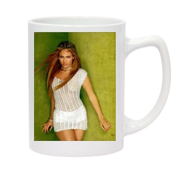 Jennifer Lopez 14oz White Statesman Mug