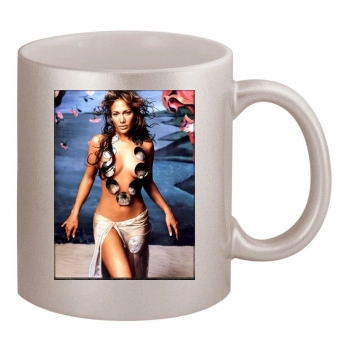 Jennifer Lopez 11oz Metallic Silver Mug