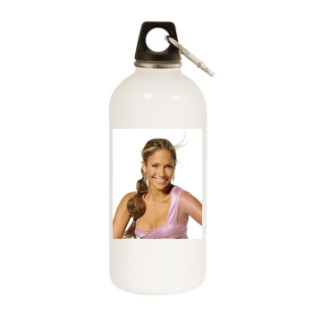 Jennifer Lopez White Water Bottle With Carabiner