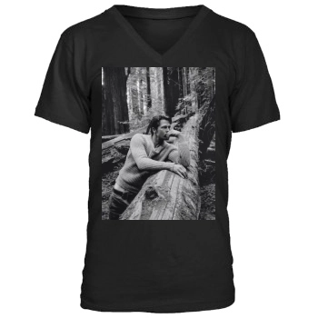 Brad Pitt Men's V-Neck T-Shirt