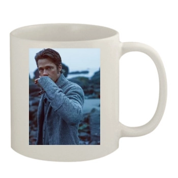 Brad Pitt 11oz White Mug