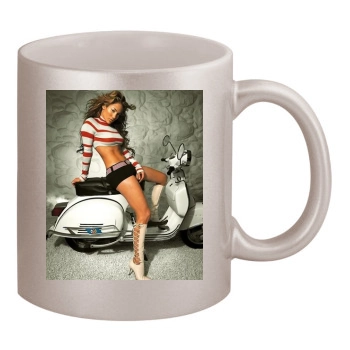 Jennifer Lopez 11oz Metallic Silver Mug