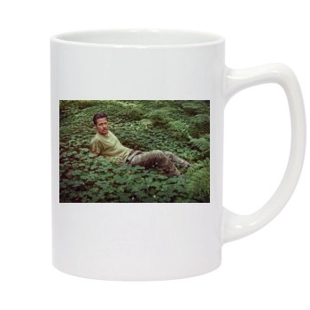 Brad Pitt 14oz White Statesman Mug