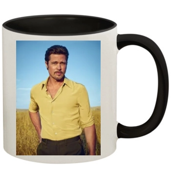 Brad Pitt 11oz Colored Inner & Handle Mug