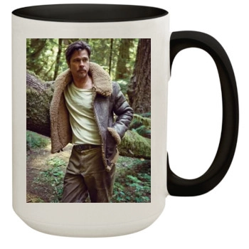 Brad Pitt 15oz Colored Inner & Handle Mug