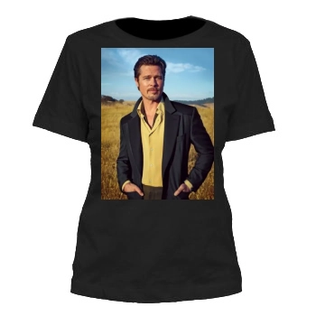 Brad Pitt Women's Cut T-Shirt