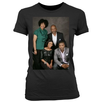 Brandy Norwood Women's Junior Cut Crewneck T-Shirt