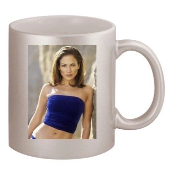 Jennifer Lopez 11oz Metallic Silver Mug