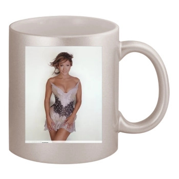 Jennifer Lopez 11oz Metallic Silver Mug