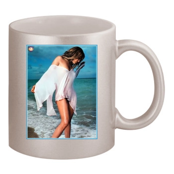 Jennifer Lopez 11oz Metallic Silver Mug