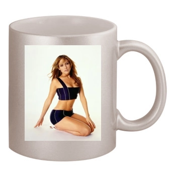 Jennifer Lopez 11oz Metallic Silver Mug