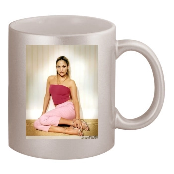 Jennifer Lopez 11oz Metallic Silver Mug