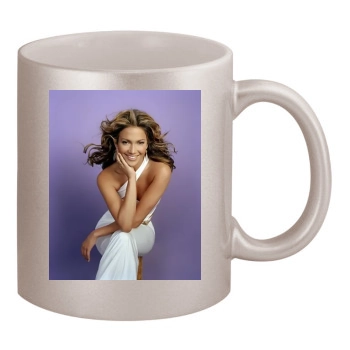 Jennifer Lopez 11oz Metallic Silver Mug