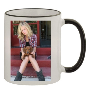 Brittany Robertson 11oz Colored Rim & Handle Mug