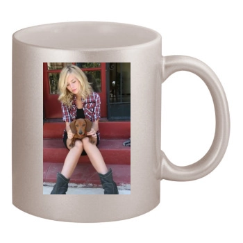 Brittany Robertson 11oz Metallic Silver Mug