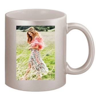 Brittany Snow 11oz Metallic Silver Mug