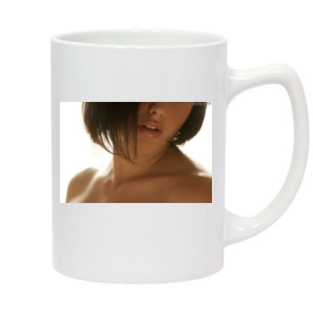 Brooke Burke 14oz White Statesman Mug