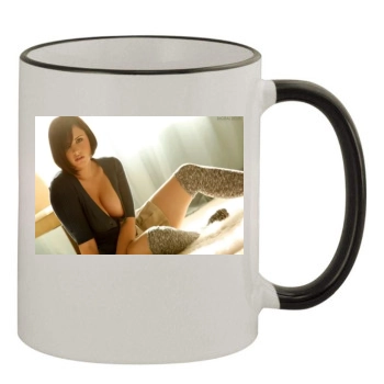 Brooke Burke 11oz Colored Rim & Handle Mug