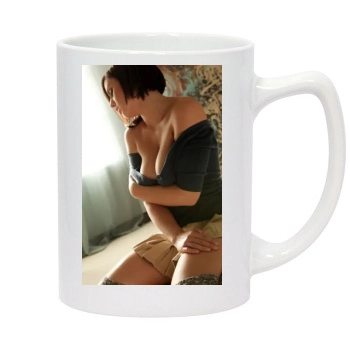 Brooke Burke 14oz White Statesman Mug