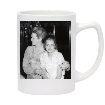 Brooke Shields 14oz White Statesman Mug