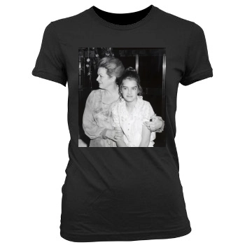 Brooke Shields Women's Junior Cut Crewneck T-Shirt