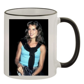 Brooke Shields 11oz Colored Rim & Handle Mug