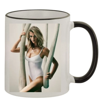 Brooklyn Decker 11oz Colored Rim & Handle Mug