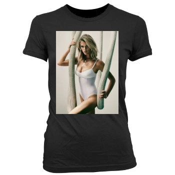 Brooklyn Decker Women's Junior Cut Crewneck T-Shirt