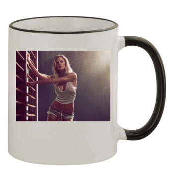 Brooklyn Decker 11oz Colored Rim & Handle Mug