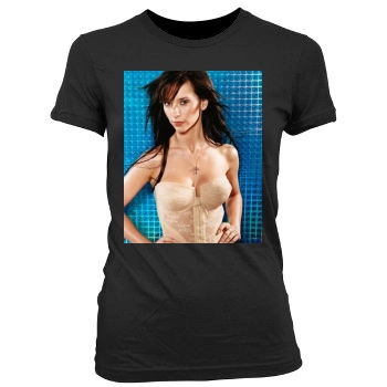 Jennifer Love Hewitt Women's Junior Cut Crewneck T-Shirt