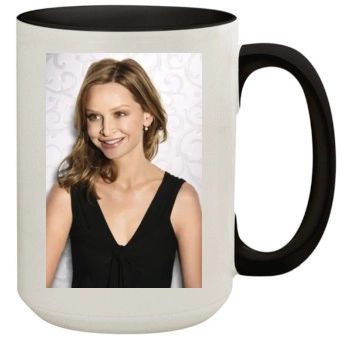 Calista Flockhart 15oz Colored Inner & Handle Mug