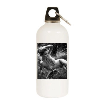 Cameron Diaz White Water Bottle With Carabiner