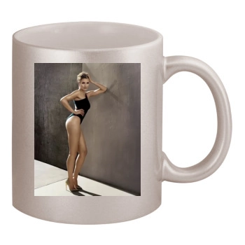 Cameron Diaz 11oz Metallic Silver Mug