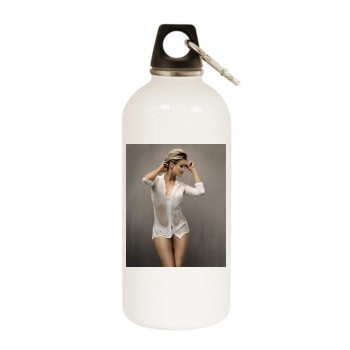 Cameron Diaz White Water Bottle With Carabiner