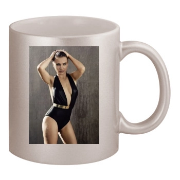 Cameron Diaz 11oz Metallic Silver Mug