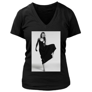 Cameron Diaz Women's Deep V-Neck TShirt