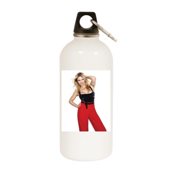 Cameron Diaz White Water Bottle With Carabiner