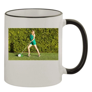 Cameron Diaz 11oz Colored Rim & Handle Mug