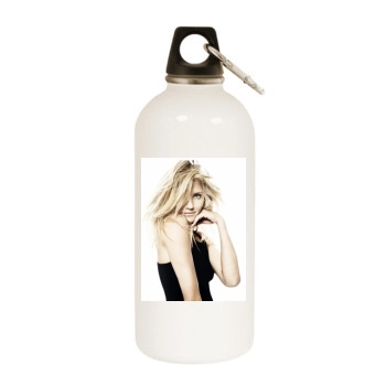 Cameron Diaz White Water Bottle With Carabiner