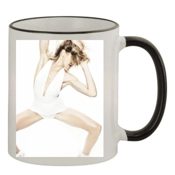 Cameron Diaz 11oz Colored Rim & Handle Mug