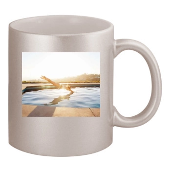 Cameron Diaz 11oz Metallic Silver Mug