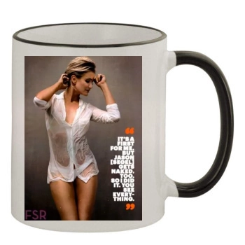 Cameron Diaz 11oz Colored Rim & Handle Mug