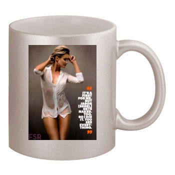 Cameron Diaz 11oz Metallic Silver Mug