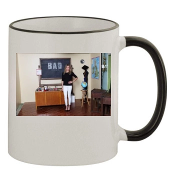 Cameron Diaz 11oz Colored Rim & Handle Mug